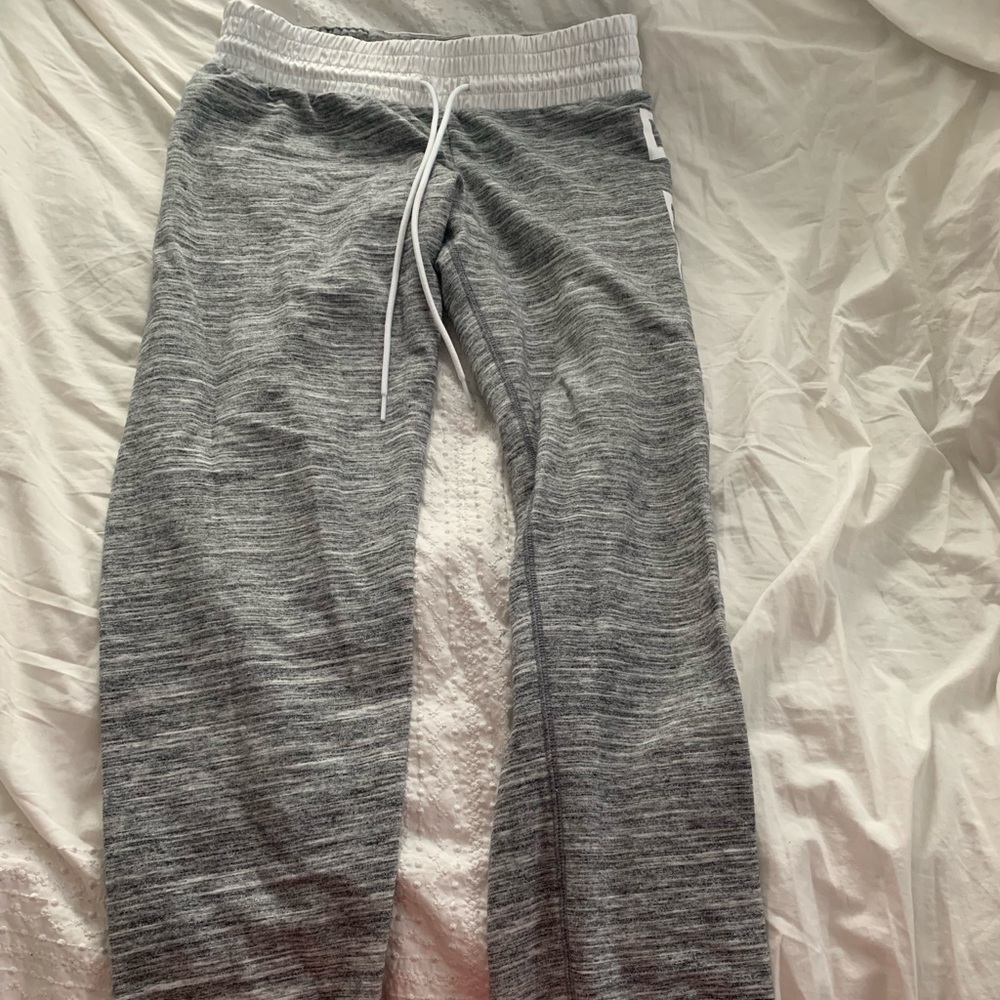Gray and white Victoria’s Secret Pink sweatpants